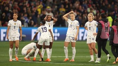 US Women's soccer team loses Aug 6 2023
